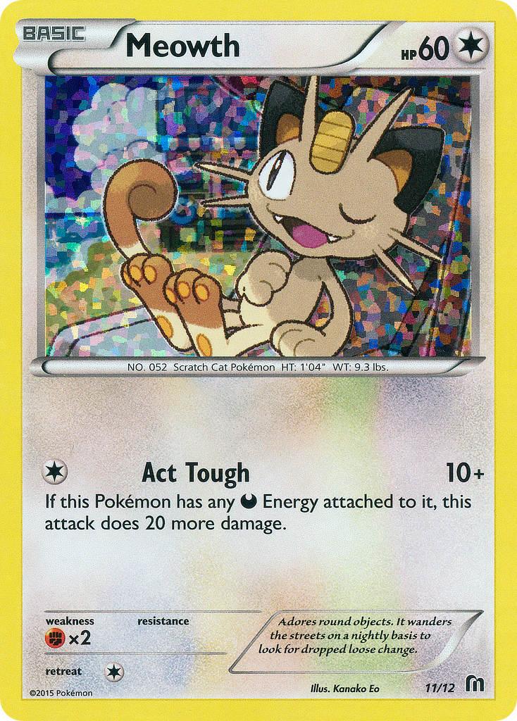 Meowth (11/12) [McDonald's Promos: 2016 Collection] - POKÉ JEUX