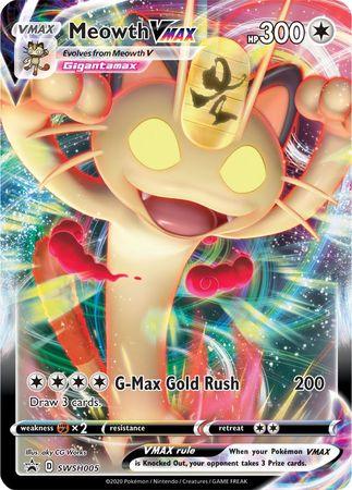 Meowth VMAX (SWSH005) (Jumbo Card) [Sword & Shield: Black Star Promos] - POKÉ JEUX