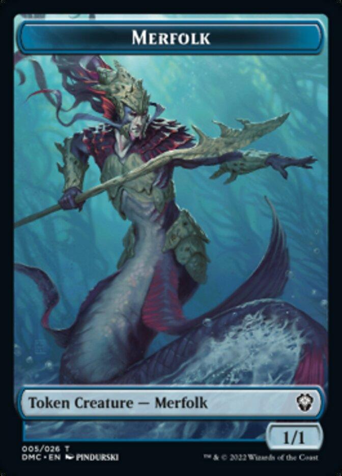 Merfolk Token [Dominaria United Commander Tokens] - POKÉ JEUX