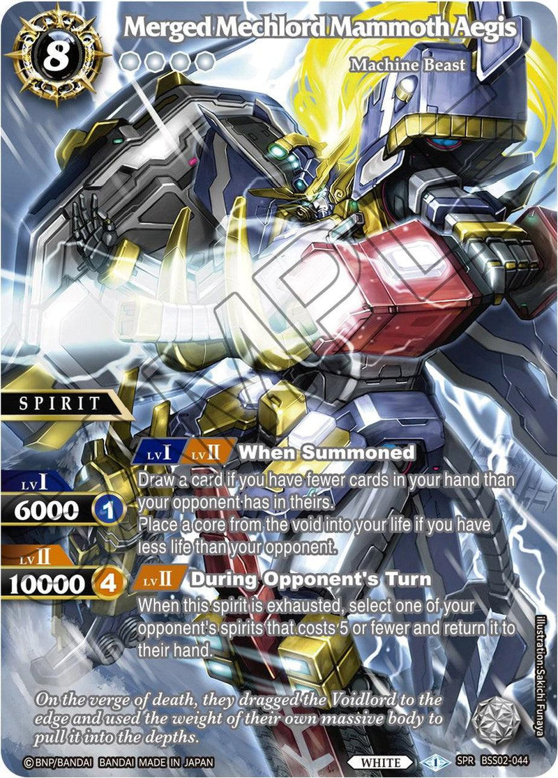 Merged Mechlord Mammoth Aegis (Special Rare) (BSS02-044) [False Gods] - POKÉ JEUX