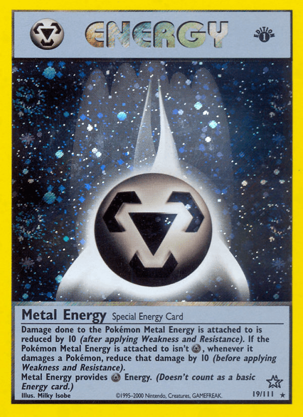 Metal Energy (19/111) [Neo Genesis 1st Edition] - POKÉ JEUX