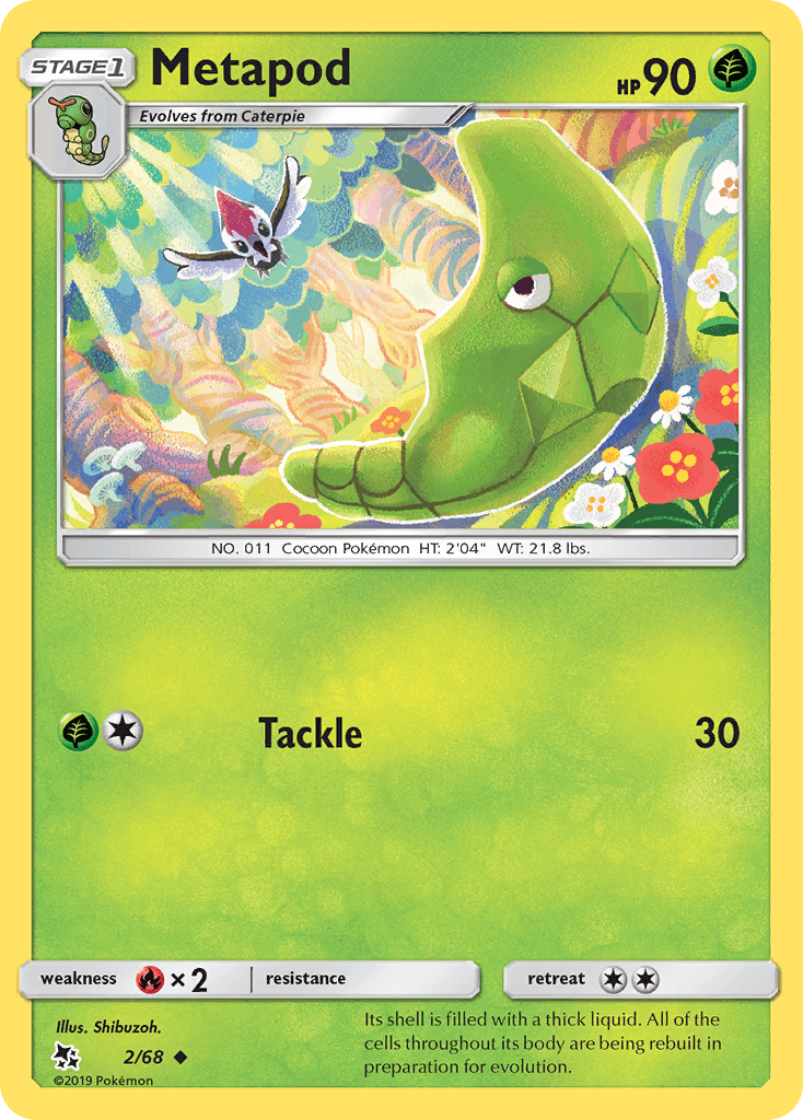 Metapod (2/68) [Sun & Moon: Hidden Fates] - POKÉ JEUX