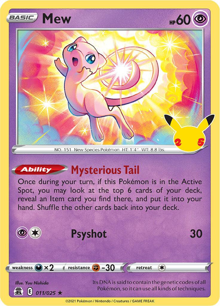 Mew (011/025) [Celebrations: 25th Anniversary] - POKÉ JEUX