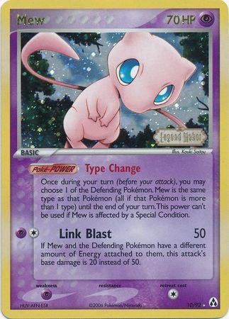 Mew (10/92) (Stamped) [EX: Legend Maker] - POKÉ JEUX