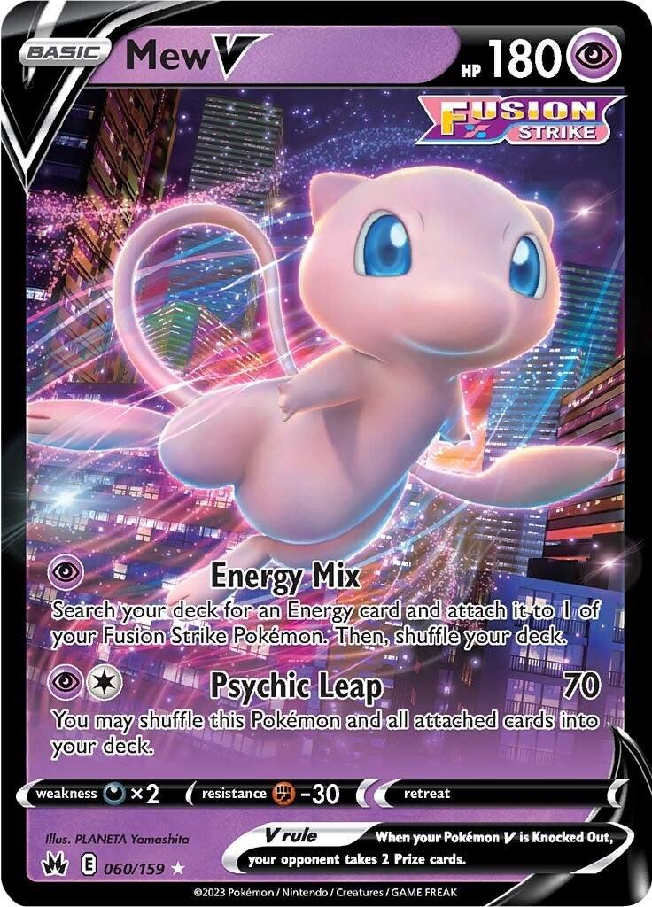 Mew V (060/159) [Sword & Shield: Crown Zenith] - POKÉ JEUX