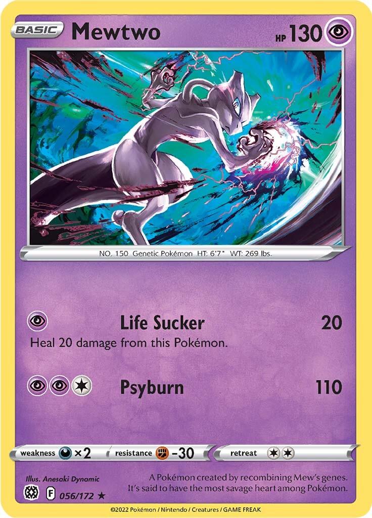 Mewtwo (056/172) [Sword & Shield: Brilliant Stars] - POKÉ JEUX