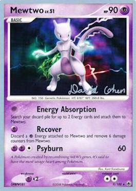 Mewtwo LV.51 (9/100) (Stallgon - David Cohen) [World Championships 2009] - POKÉ JEUX