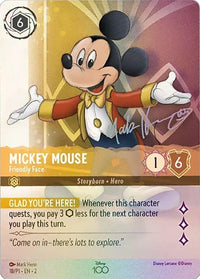 Mickey Mouse - Friendly Face (Alternate Art) (18) [Disney100 Promos] - POKÉ JEUX