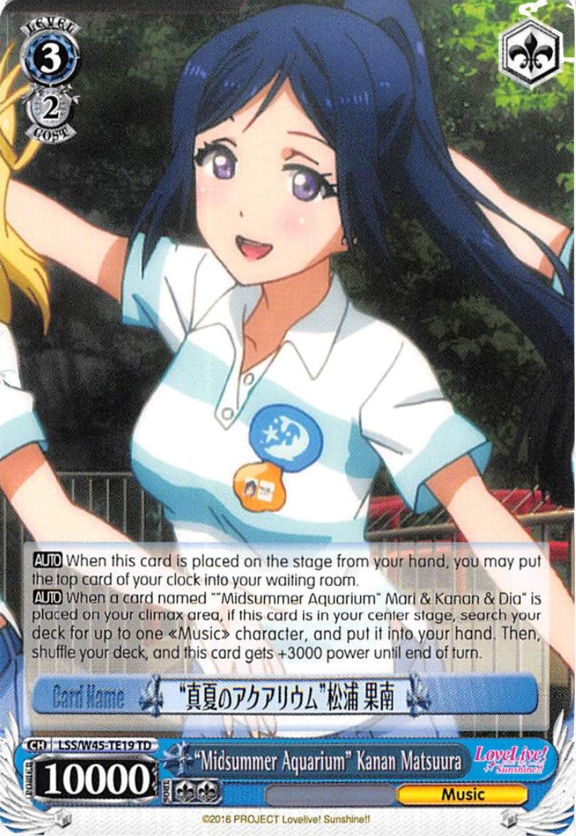 "Midsummer Aquarium" Kanan Matsuura (LSS/W45-TE19 TD) [Love Live! Sunshine!!] - POKÉ JEUX