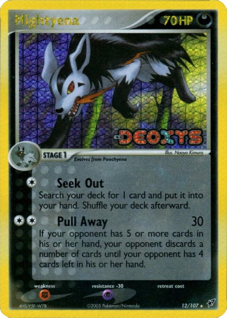 Mightyena (12/107) (Stamped) [EX: Deoxys] - POKÉ JEUX