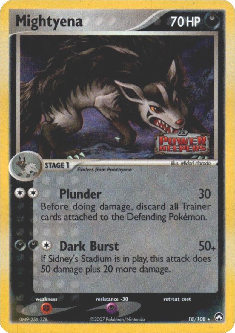 Mightyena (18/108) (Stamped) [EX: Power Keepers] - POKÉ JEUX