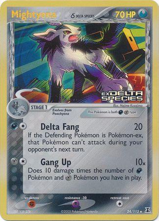 Mightyena (24/113) (Delta Species) (Stamped) [EX: Delta Species] - POKÉ JEUX