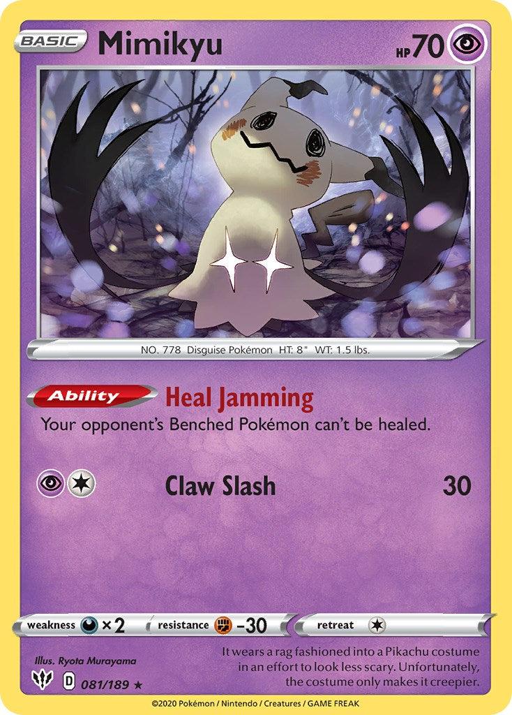 Mimikyu (081/189) (Cosmos Holo) [Sword & Shield: Darkness Ablaze] - POKÉ JEUX