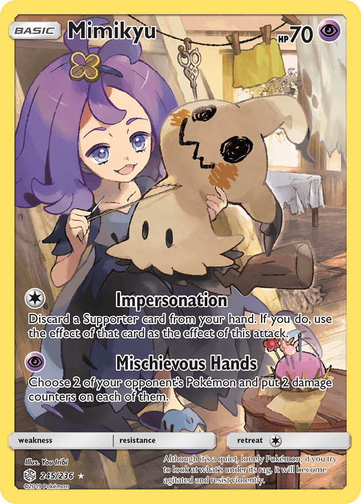 Mimikyu (245/236) [Sun & Moon: Cosmic Eclipse] - POKÉ JEUX