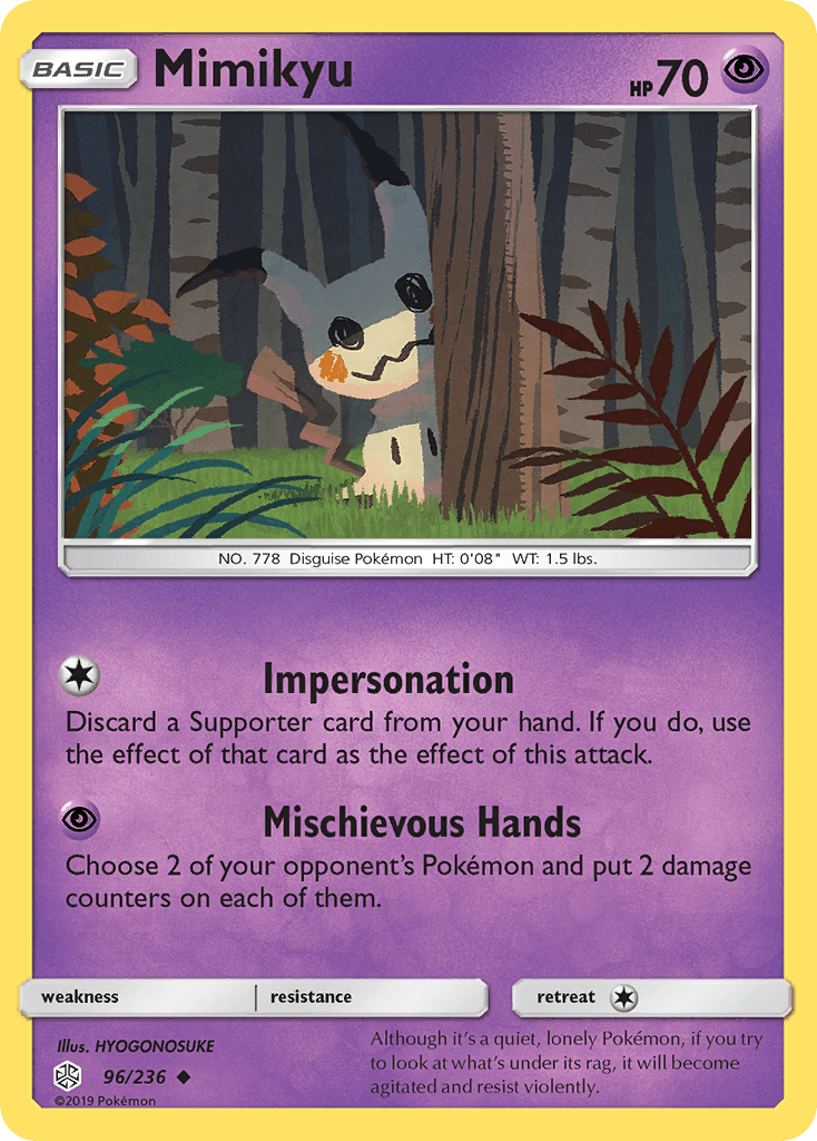 Mimikyu (96/236) [Sun & Moon: Cosmic Eclipse] - POKÉ JEUX