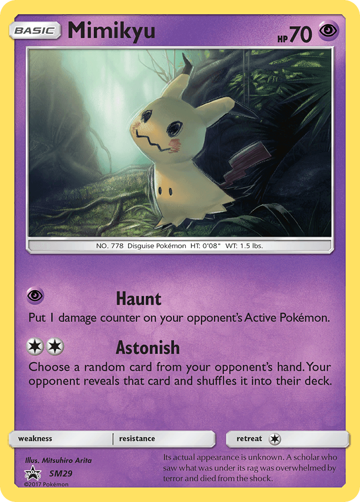 Mimikyu (SM29) [Sun & Moon: Black Star Promos] - POKÉ JEUX