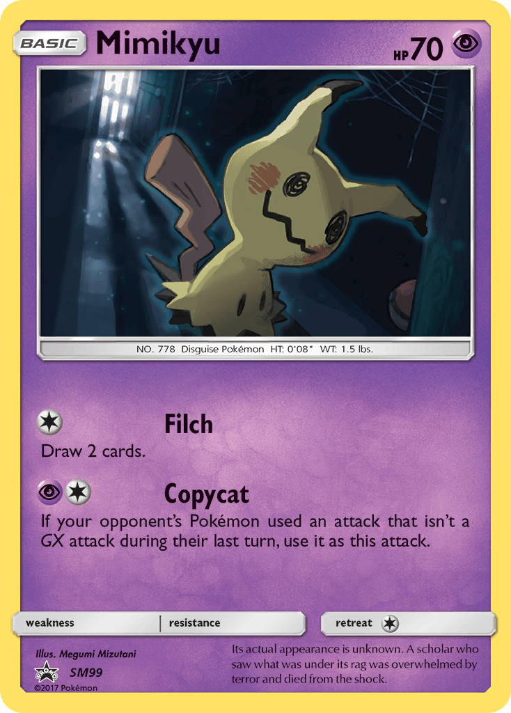 Mimikyu (SM99) [Sun & Moon: Black Star Promos] - POKÉ JEUX