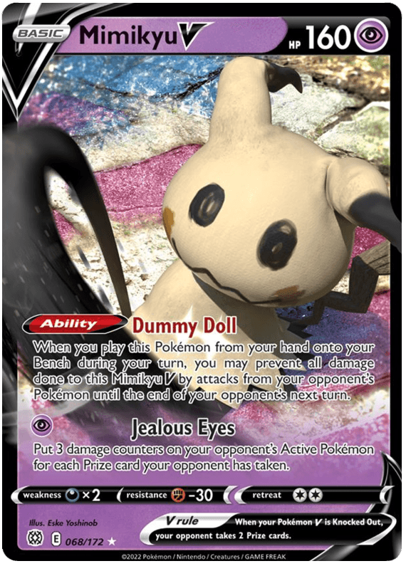 Mimikyu V (068/172) [Sword & Shield: Brilliant Stars] - POKÉ JEUX