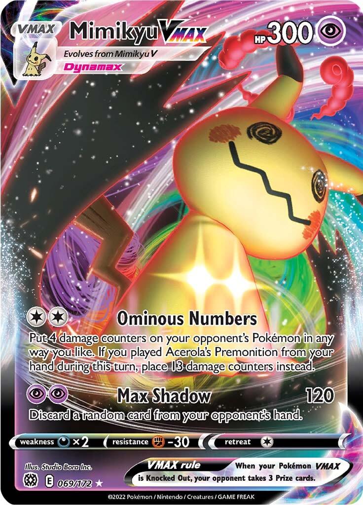 Mimikyu VMAX (069/172) [Sword & Shield: Brilliant Stars] - POKÉ JEUX