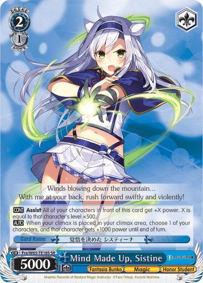 Mind Made Up, Sistine (Fra/W65-TE18S SR) [Fujimi Fantasia Bunko] - POKÉ JEUX