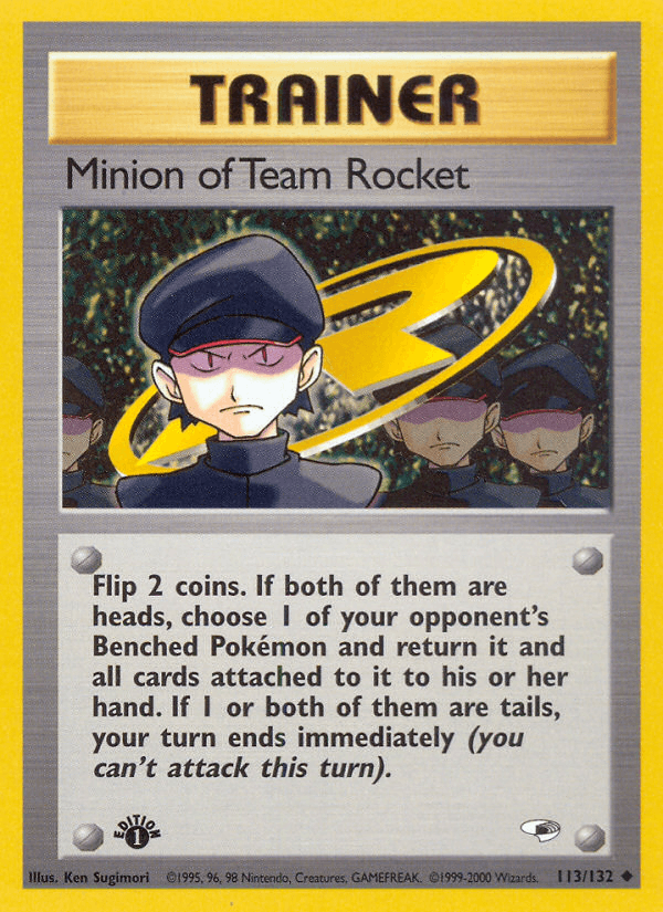 Minion of Team Rocket (113/132) [Gym Heroes 1st Edition] - POKÉ JEUX