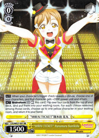 "MIRAI TICKET" Hanamaru Kunikida (LSS/WE27-E01 RR) (Parallel Foil) [Love Live! Sunshine!! Extra Booster] - POKÉ JEUX