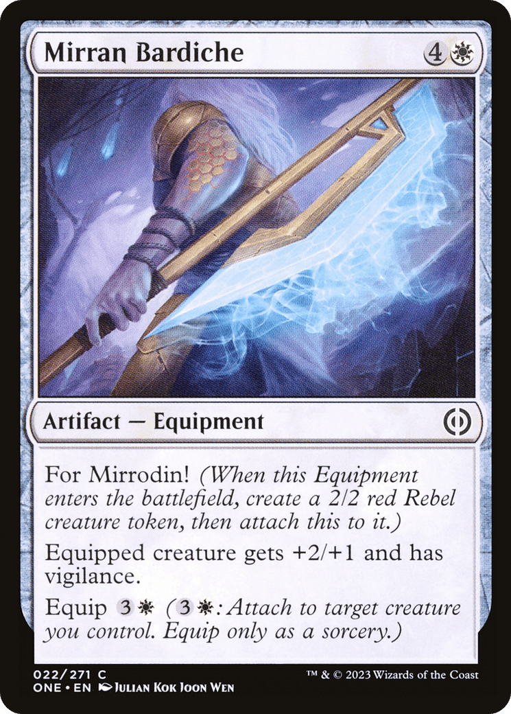 Mirran Bardiche [Phyrexia: All Will Be One] - POKÉ JEUX