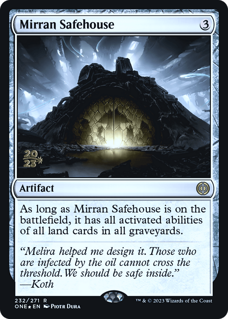 Mirran Safehouse [Phyrexia: All Will Be One Prerelease Promos] - POKÉ JEUX