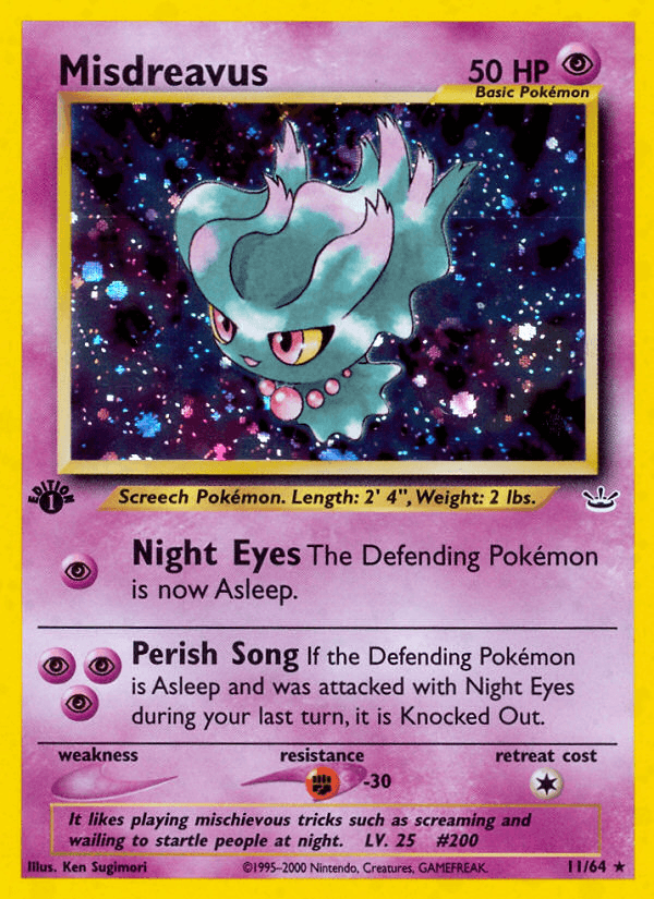 Misdreavus (11/64) [Neo Revelation 1st Edition] - POKÉ JEUX