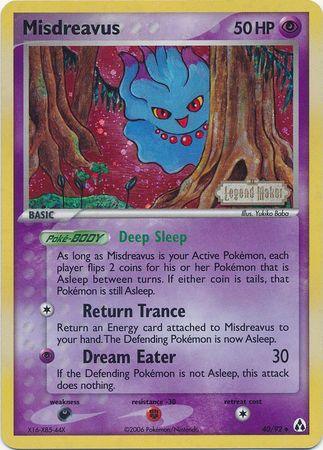 Misdreavus (40/92) (Stamped) [EX: Legend Maker] - POKÉ JEUX