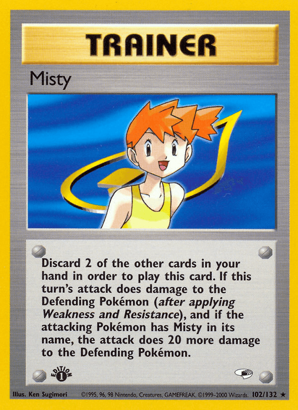 Misty (102/132) [Gym Heroes 1st Edition] - POKÉ JEUX