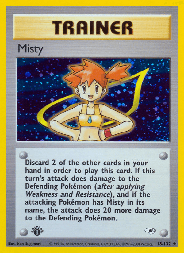 Misty (18/132) [Gym Heroes 1st Edition] - POKÉ JEUX