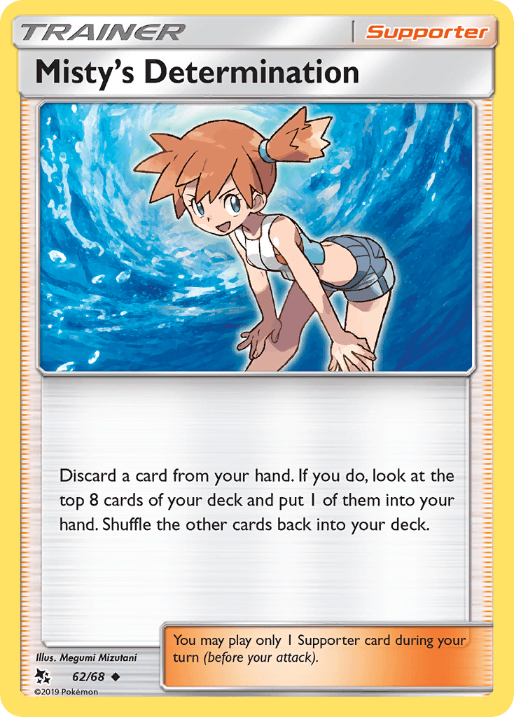 Misty's Determination (62/68) [Sun & Moon: Hidden Fates] - POKÉ JEUX