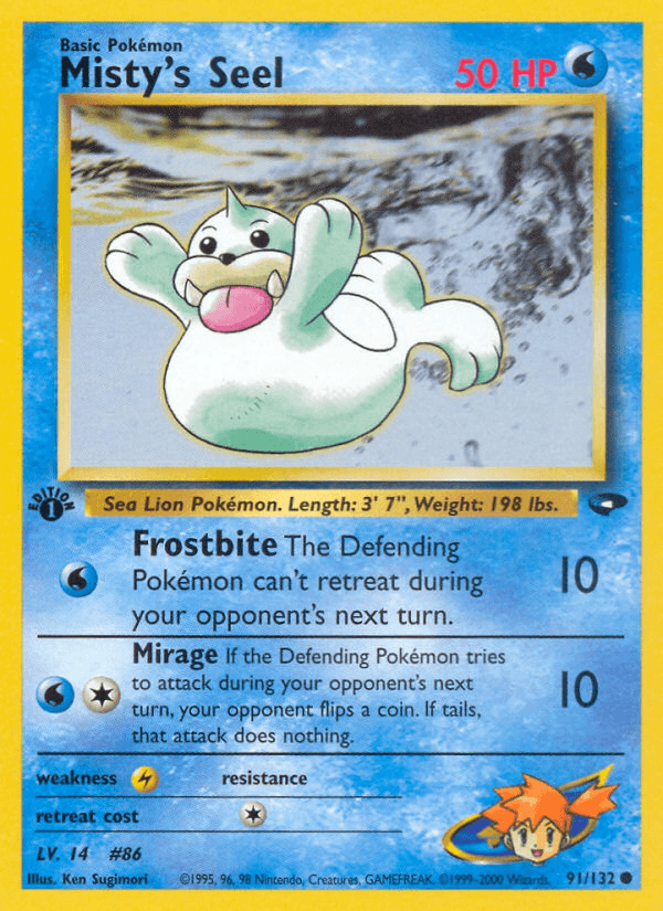 Misty's Seel (91/132) [Gym Challenge 1st Edition] - POKÉ JEUX