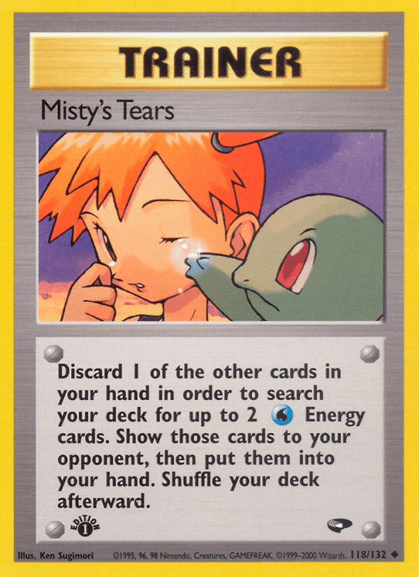 Misty's Tears (118/132) [Gym Challenge 1st Edition] - POKÉ JEUX