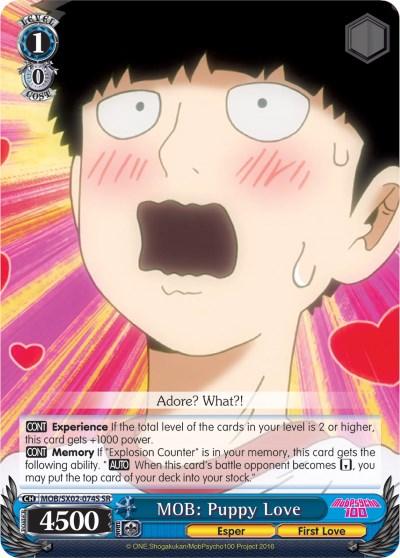 MOB: Puppy Love (MOB/SX02-074S SR) [Mob Psycho 100] - POKÉ JEUX