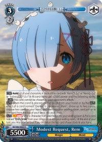 Modest Request, Rem (RZ/S46-E069 R) [Re:ZERO] - POKÉ JEUX