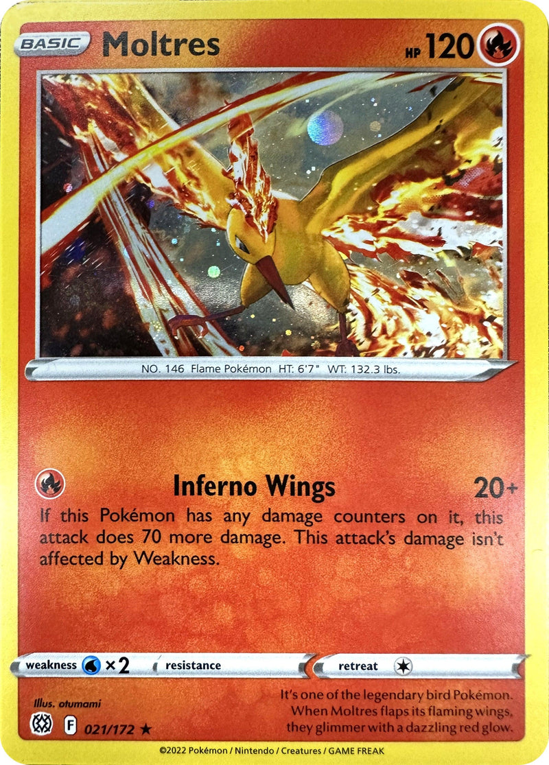 Moltres (021/172) (Cosmos Holo) [Sword & Shield: Brilliant Stars] - POKÉ JEUX