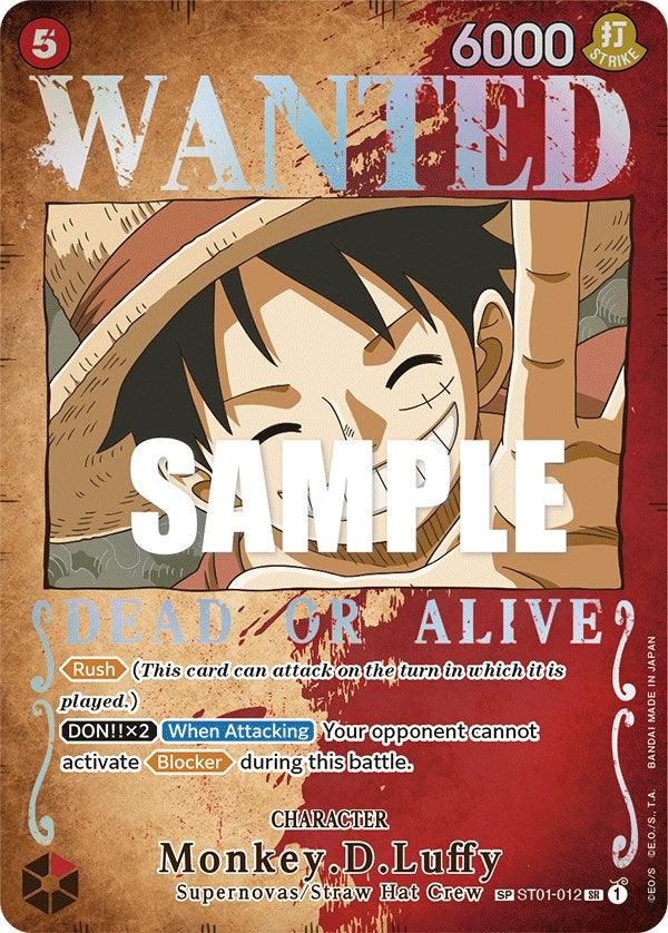 Monkey.D.Luffy (Wanted Poster) [Pillars of Strength] - POKÉ JEUX