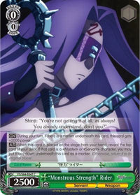 "Monstrous Strength" Rider (FS/S64-E047 C) [Fate/Stay Night [Heaven's Feel]] - POKÉ JEUX