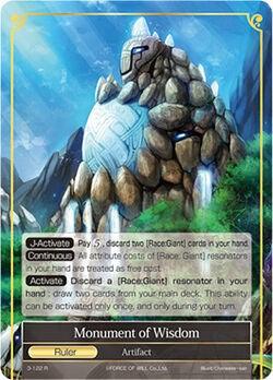 Monument of Wisdom // Vafthruthnir, the Frost Giant (3-122/J) [The Shaft of Light of Valhalla] - POKÉ JEUX