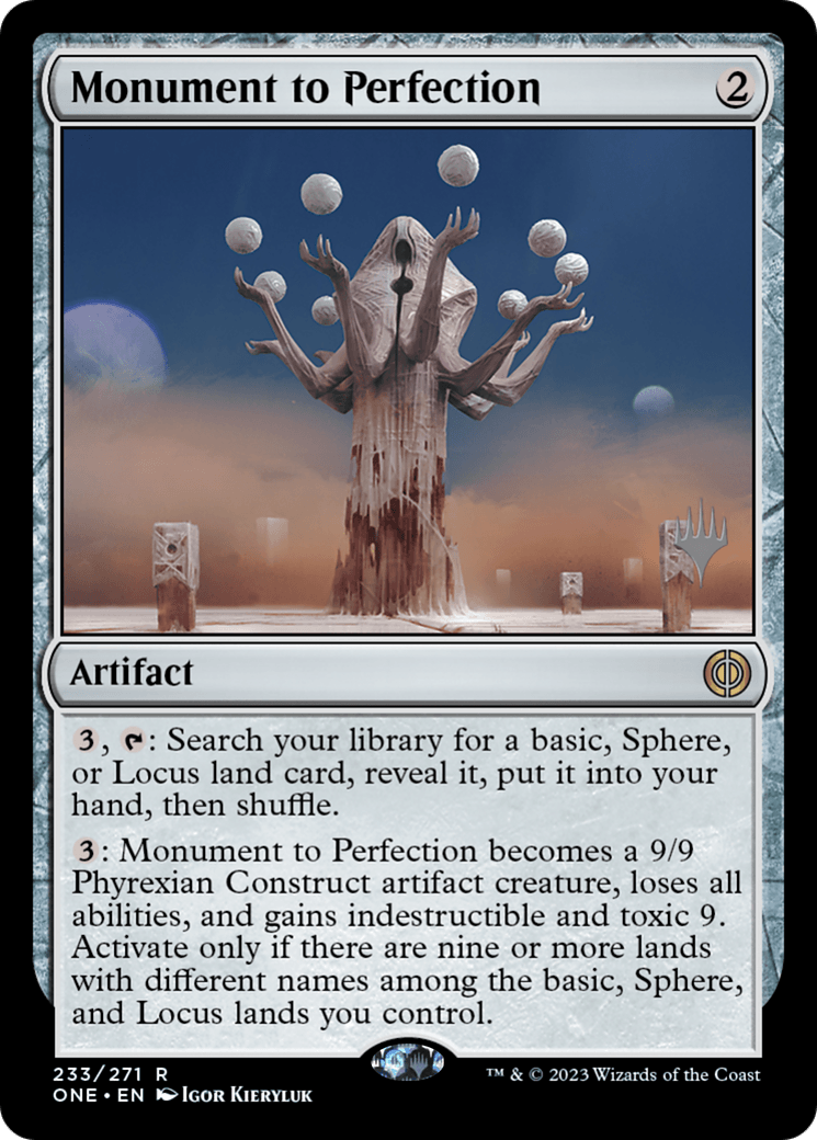 Monument to Perfection (Promo Pack) [Phyrexia: All Will Be One Promos] - POKÉ JEUX