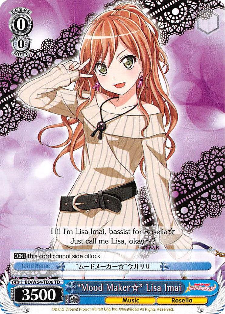 "Mood Maker" Lisa Imai (BD/W54-TE06 TD) [BanG Dream! Girls Band Party!] - POKÉ JEUX