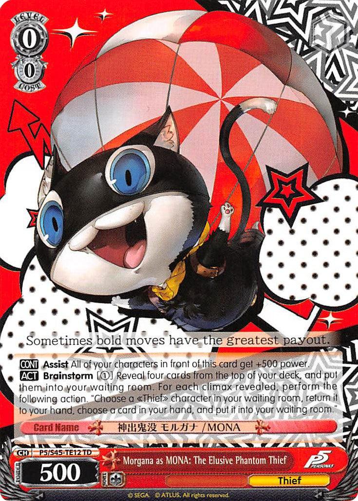 Morgana as MONA: The Elusive Phantom Thief (P5/S45-TE12 TD) [Persona 5] - POKÉ JEUX