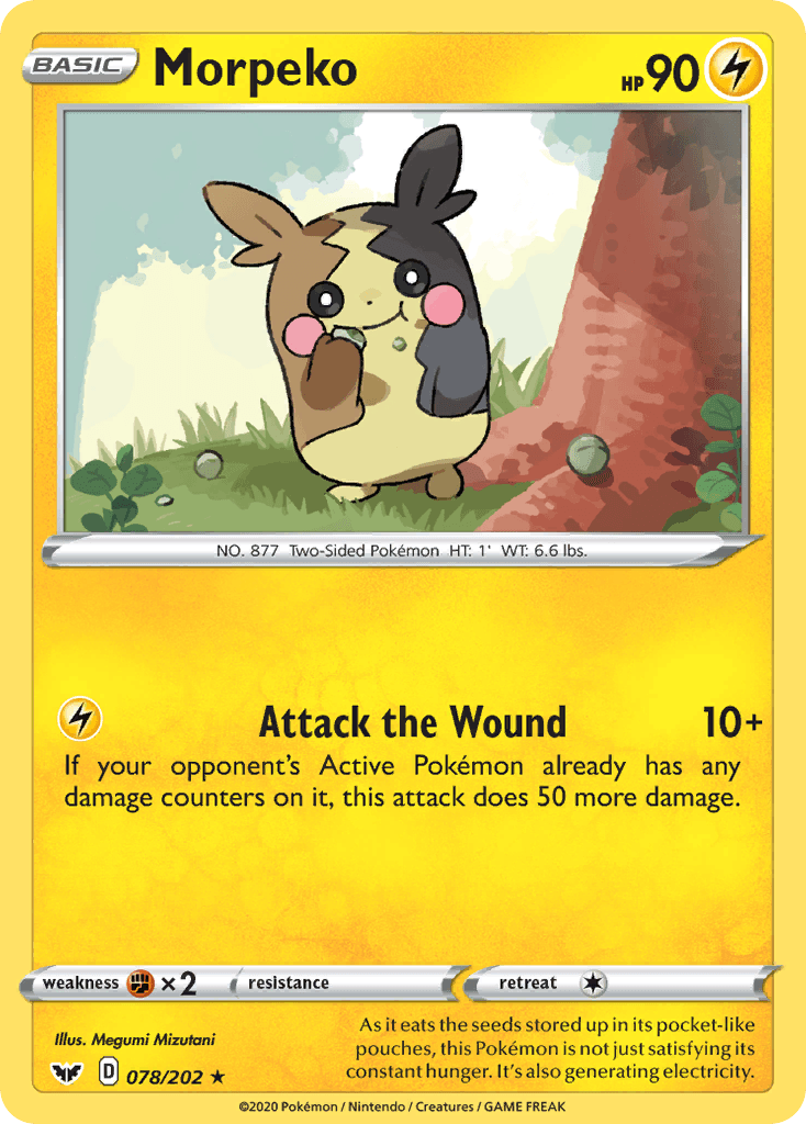 Morpeko (078/202) [Sword & Shield: Base Set] - POKÉ JEUX