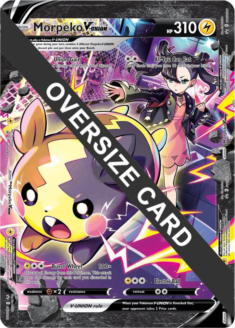 Morpeko V-UNION (SWSH287-290) (Jumbo Card) [Sword & Shield: Black Star Promos] - POKÉ JEUX