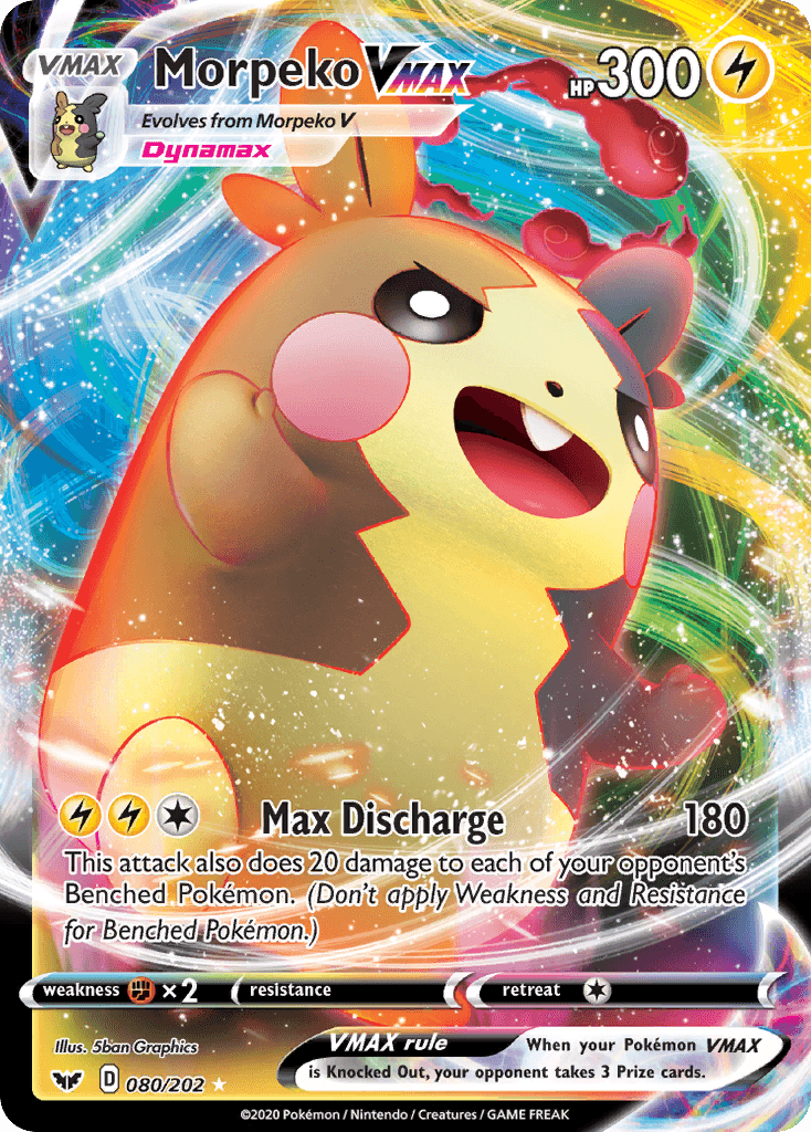 Morpeko VMAX (080/202) [Sword & Shield: Base Set] - POKÉ JEUX