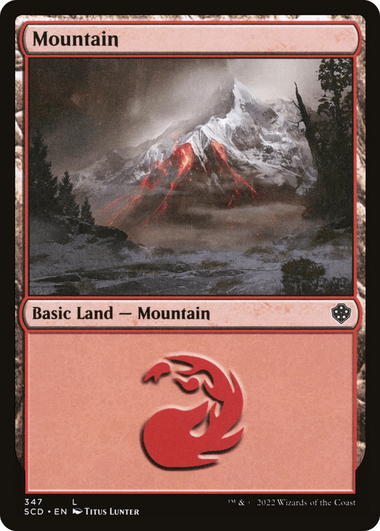 Mountain (347) [Starter Commander Decks] - POKÉ JEUX