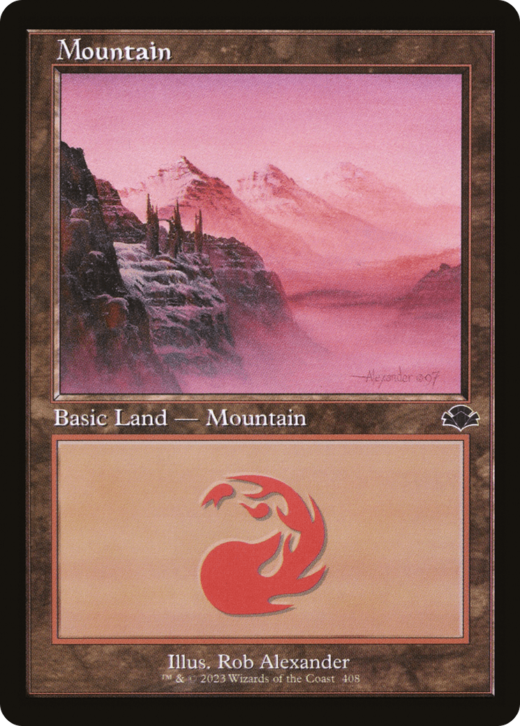 Mountain (408) (Retro) [Dominaria Remastered] - POKÉ JEUX