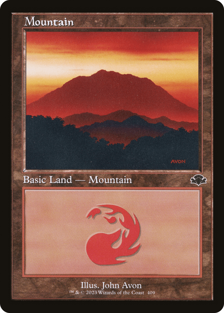 Mountain (409) (Retro) [Dominaria Remastered] - POKÉ JEUX